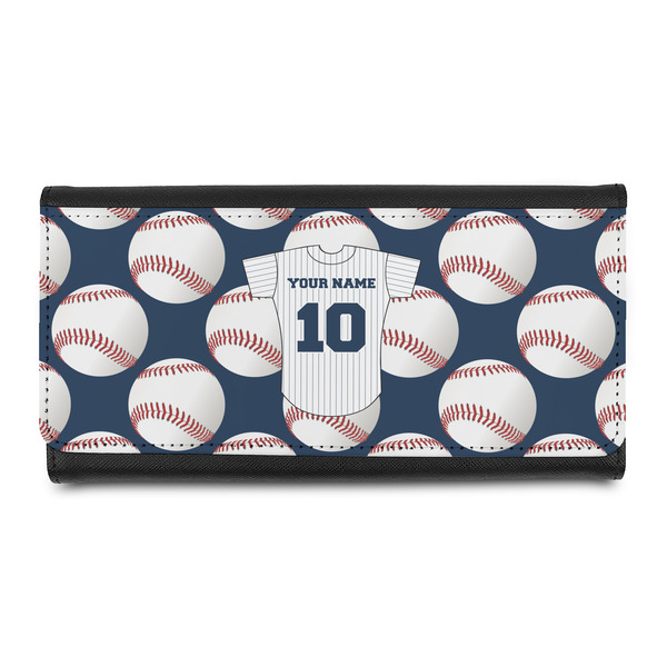 Custom Baseball Jersey Leatherette Ladies Wallet (Personalized)