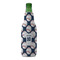 Baseball Jersey Zipper Bottle Cooler - FRONT (bottle)