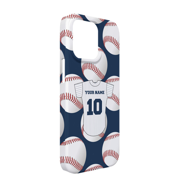 Custom Baseball Jersey iPhone Case - Plastic - iPhone 13 (Personalized)