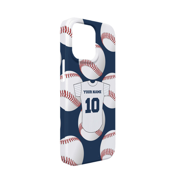Custom Baseball Jersey iPhone Case - Plastic - iPhone 13 Mini (Personalized)