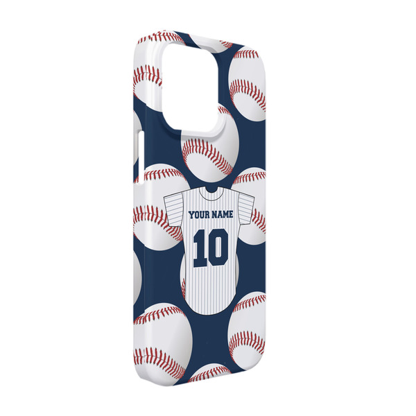 Custom Baseball Jersey iPhone Case - Plastic - iPhone 13 Pro (Personalized)