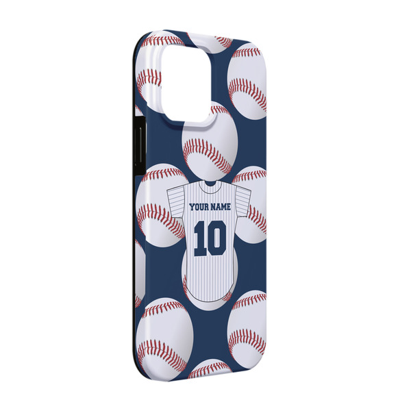 Custom Baseball Jersey iPhone Case - Rubber Lined - iPhone 13 (Personalized)