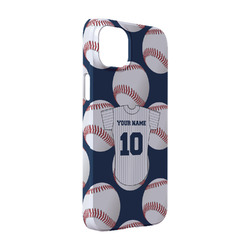 Baseball Jersey iPhone Case - Plastic - iPhone 14 (Personalized)