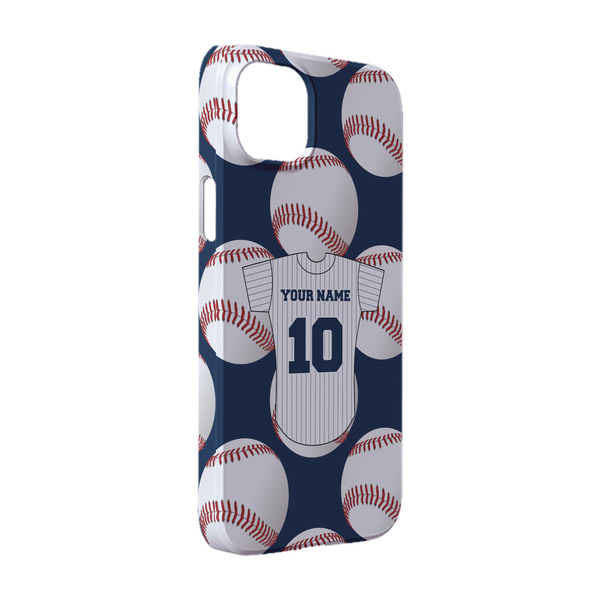 Custom Baseball Jersey iPhone Case - Plastic - iPhone 14 (Personalized)