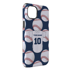 Baseball Jersey iPhone Case - Rubber Lined - iPhone 14 Plus (Personalized)