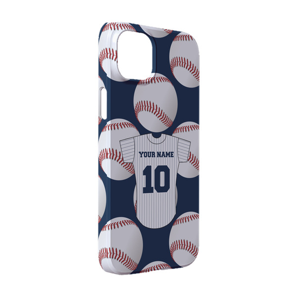 Custom Baseball Jersey iPhone Case - Plastic - iPhone 14 Pro (Personalized)
