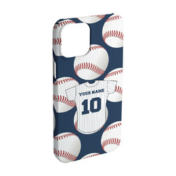 Baseball Jersey iPhone Case - Plastic - iPhone 15 (Personalized)