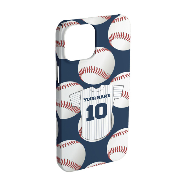Custom Baseball Jersey iPhone Case - Plastic - iPhone 15 (Personalized)