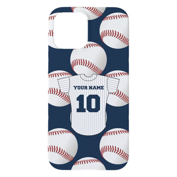 Baseball Jersey iPhone 15 Plus Case - Back