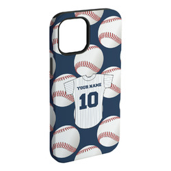Baseball Jersey iPhone Case - Rubber Lined - iPhone 15 Plus (Personalized)