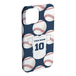 Baseball Jersey iPhone Case - Plastic - iPhone 15 Pro Max (Personalized)