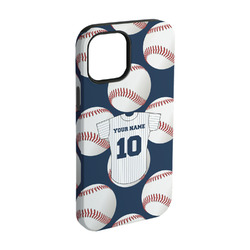 Baseball Jersey iPhone Case - Rubber Lined - iPhone 15 (Personalized)