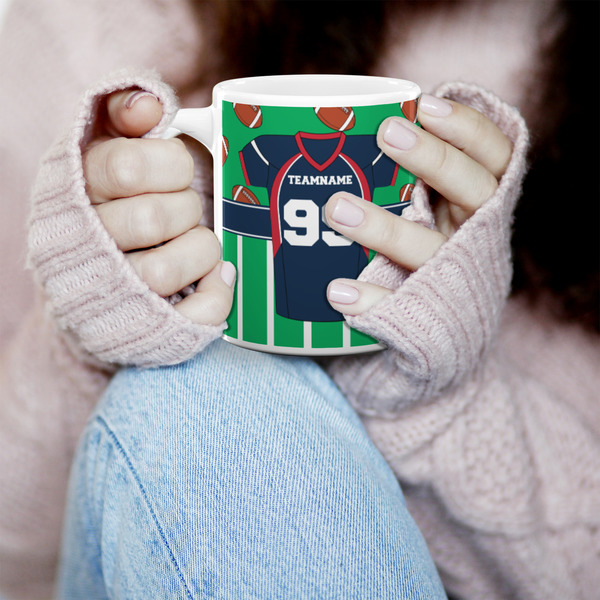 Football Jersey 11oz Coffee Mug - LIFESTYLE