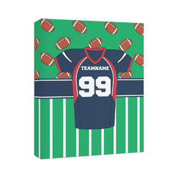 Football Jersey Canvas Print - 11x14 (Personalized)