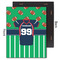 Football Jersey 11x14 Wood Print - Front & Back View
