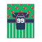 Football Jersey Wood Print - 11x14 (Personalized)