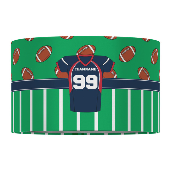 Football Jersey 12" Drum Lampshade - FRONT (Fabric)