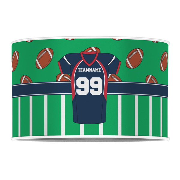 Football Jersey 12" Drum Lampshade - FRONT (Poly Film)