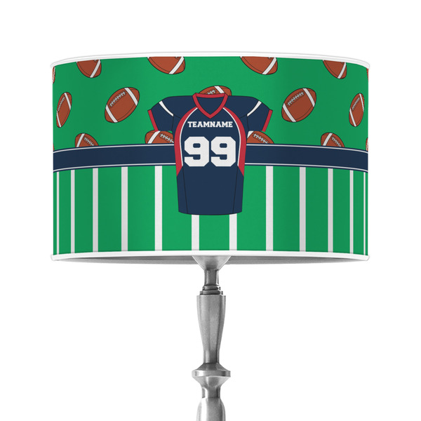 Custom Football Jersey 12" Drum Lamp Shade - Poly-film (Personalized)