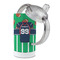 Football Jersey 12 oz Stainless Steel Sippy Cups - Top Off