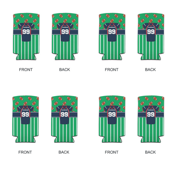 Football Jersey 12oz Tall Can Sleeve - Set of 4 - APPROVAL