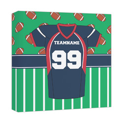 Football Jersey Canvas Print - 12x12 (Personalized)
