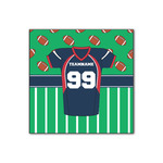 Football Jersey Wood Print - 12x12 (Personalized)