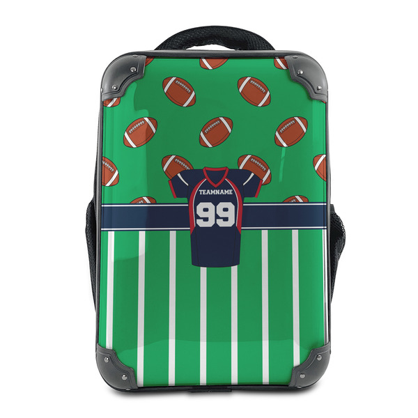 Custom Football Jersey 15" Hard Shell Backpack (Personalized)