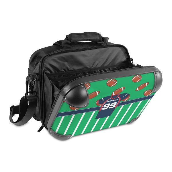 Football Jersey 15" Hard Shell Briefcase - Open