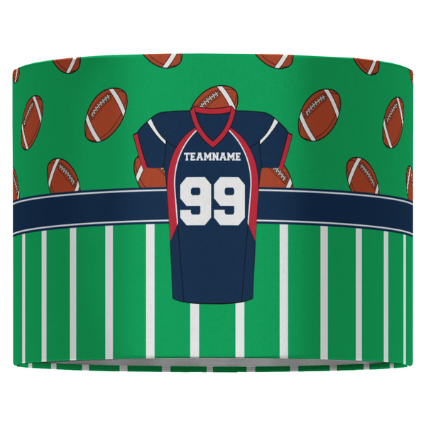 Football Jersey 16" Drum Lampshade - FRONT (Fabric)