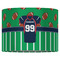 Football Jersey 16" Drum Lampshade - FRONT (Fabric)