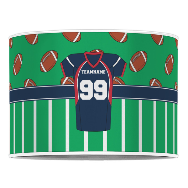 Football Jersey 16" Drum Lampshade - FRONT (Poly Film)
