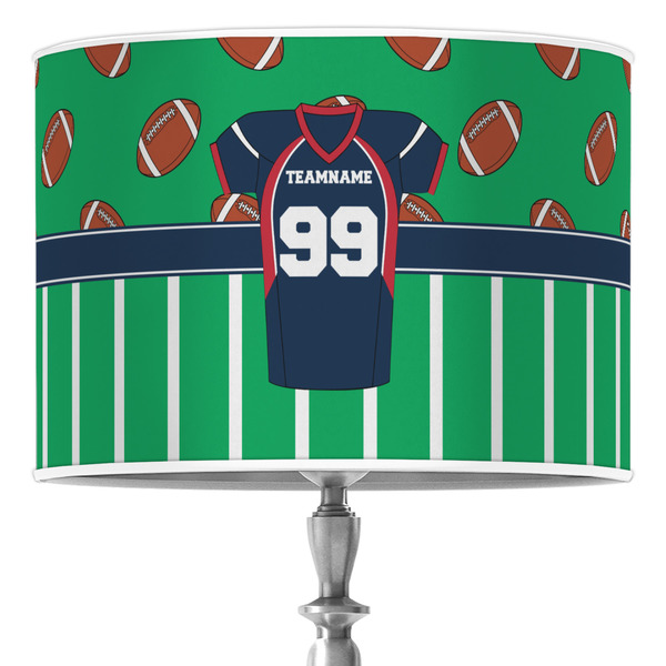 Custom Football Jersey 16" Drum Lamp Shade - Poly-film (Personalized)