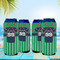 Football Jersey 16oz Can Sleeve - Set of 4 - LIFESTYLE