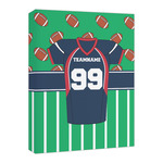Football Jersey Canvas Print - 16x20 (Personalized)