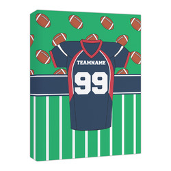 Football Jersey Canvas Print - 16x20 (Personalized)