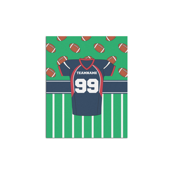 Custom Football Jersey Poster - Multiple Sizes (Personalized)