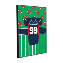 Football Jersey Wood Prints (Personalized)