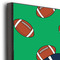 Football Jersey 16x20 Wood Print - Closeup