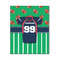Football Jersey Wood Print - 16x20 (Personalized)