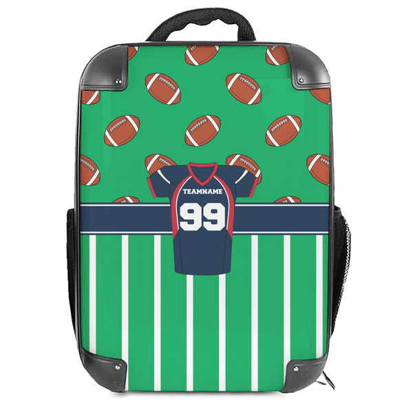 Custom Football Jersey Hard Shell Backpack (Personalized)