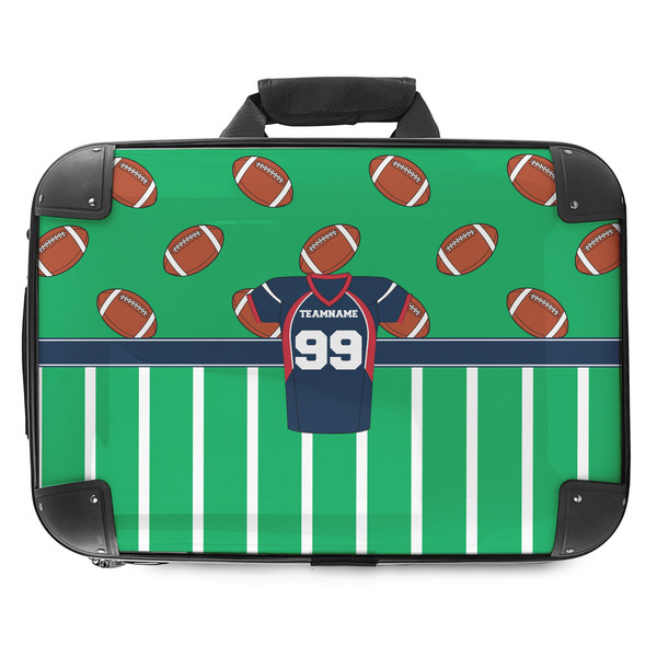 Custom Football Jersey Hard Shell Briefcase - 18" (Personalized)