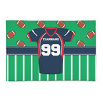 Football Jersey 2' x 3' Indoor Area Rug (Personalized)