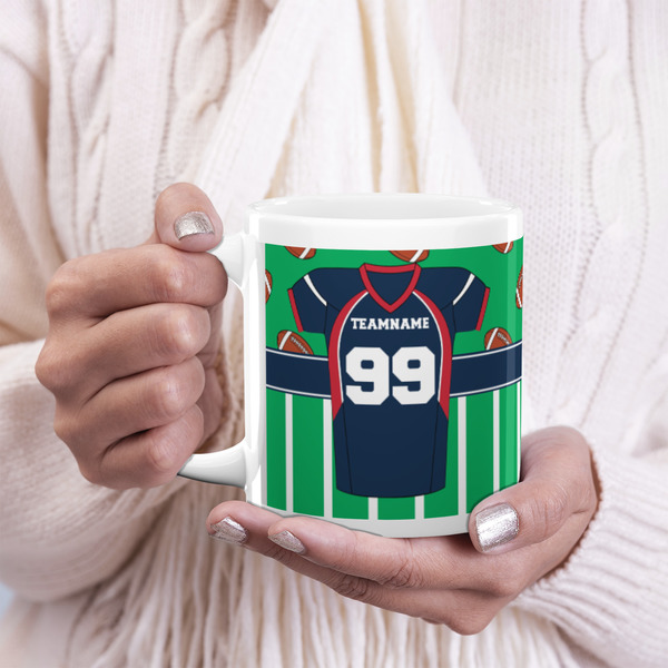 Football Jersey 20oz Coffee Mug - LIFESTYLE