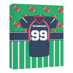 Football Jersey Canvas Print - 20x24 (Personalized)