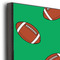 Football Jersey 20x24 Wood Print - Closeup