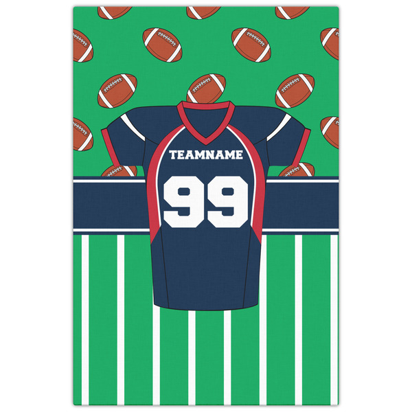 Football Jersey 20x30 - Canvas Print - Front View