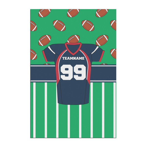 Custom Football Jersey Posters - Matte - 20x30 (Personalized)