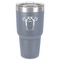 Football Jersey 30 oz Stainless Steel Tumbler - Grey - Single-Sided (Personalized)