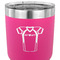Football Jersey 30 oz Stainless Steel Ringneck Tumbler - Pink - CLOSE UP